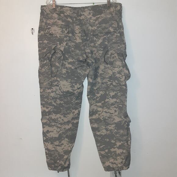 US Military Pants Mens Large Extra Short Digital Camo Army Trouser Ripstop - Picture 6 of 10